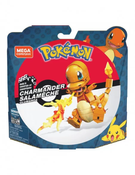 Pokémon Kit de Construcción Mega Construx Wonder Builders Charmander 10 cm