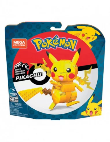 Pokémon Kit de Construcción Mega Construx Wonder Builders Pikachu 10 cm