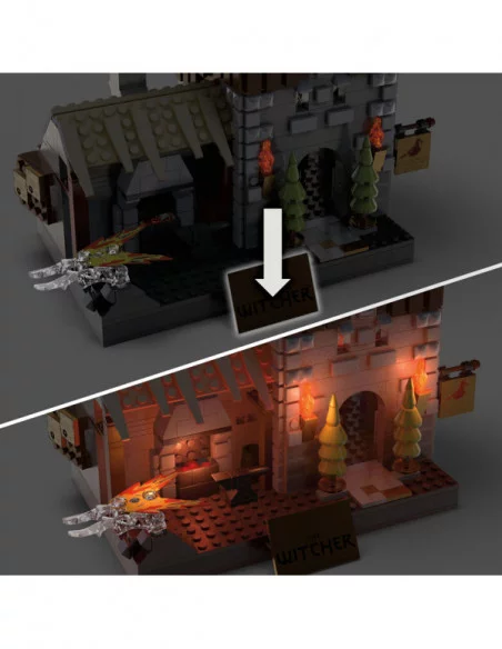 The Witcher 3: Wild Hunt Kit de Construcción Mega Construx Black Series Caza del Grifo de Geralt