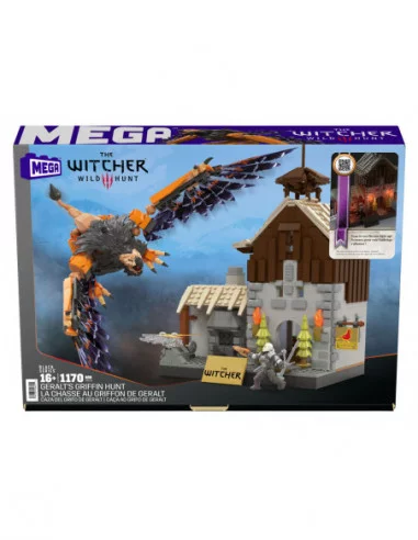 The Witcher 3: Wild Hunt Kit de Construcción Mega Construx Black Series Caza del Grifo de Geralt