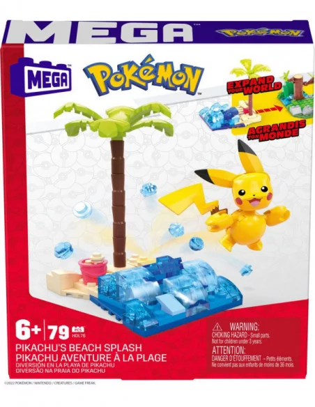 Pokémon Kit de Construcción Mega Construx Pikachu's Beach Splash
