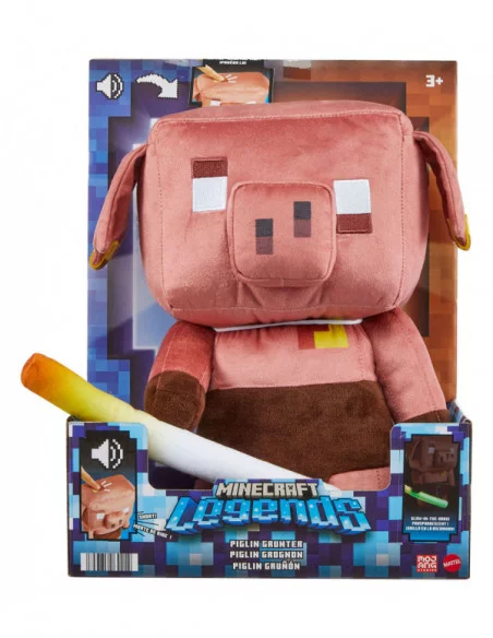 Minecraft Legends Peluche Electrónico Piglin 29 cm Minecraft Legends Peluche Electrónico Piglin 29 cm