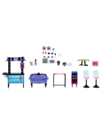 Monster High Conjunto de juego The Coffin Bean Café Lounge Monster High Conjunto de juego The Coffin Bean Café Lounge