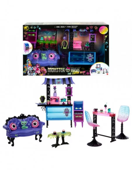 Monster High Conjunto de juego The Coffin Bean Café Lounge Monster High Conjunto de juego The Coffin Bean Café Lounge
