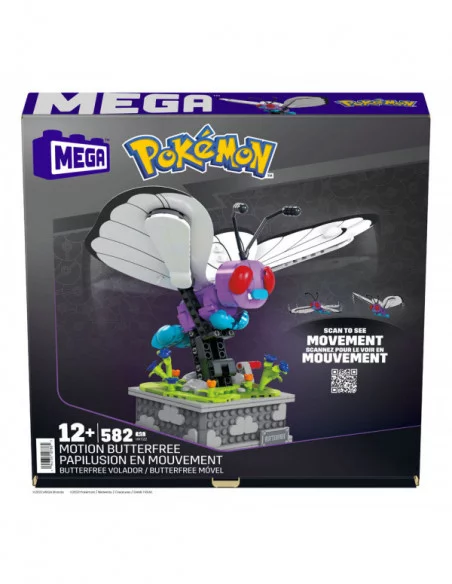 Pokémon Kit de Construcción Mega Construx Motion Butterfree 22 cm