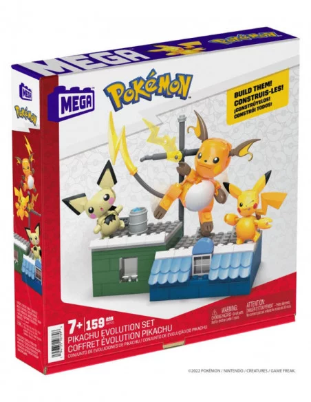 Pokémon Kit de Construcción MEGA Conjunto de Evoluciones de Pikachu