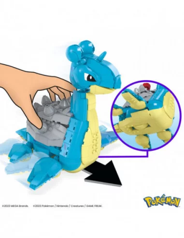 Pokémon Kit de Construcción Mega Construx Lapras 19 cm