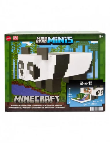 Minecraft Set de Juego Mob Head Minis Casa de Juegos de Panda