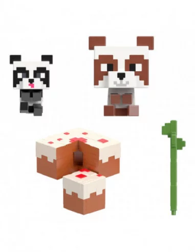 Minecraft Set de Juego Mob Head Minis Casa de Juegos de Panda