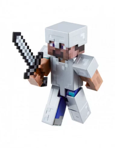 Minecraft Figura Diamond Level Steve 14 cm