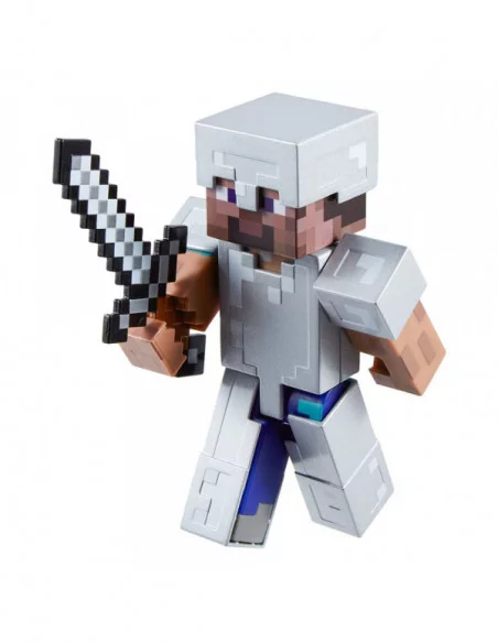 Minecraft Figura Diamond Level Steve 14 cm Minecraft Figura Diamond Level Steve 14 cm