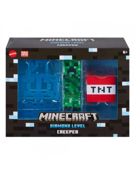 Minecraft Figura Diamond Level Creeper 14 cm Minecraft Figura Diamond Level Creeper 14 cm