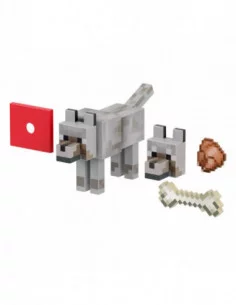 Minecraft Figura Diamond Level Wolf 14 cm 2