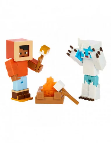 Minecraft Creator Series Figuras Pack de Expansión Susto del Yeti en Mount Enderwood 8 cm