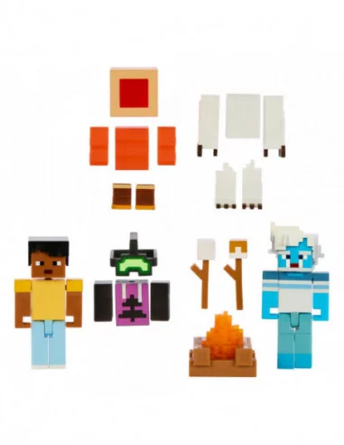 Minecraft Creator Series Figuras Pack de Expansión Susto del Yeti en Mount Enderwood 8 cm