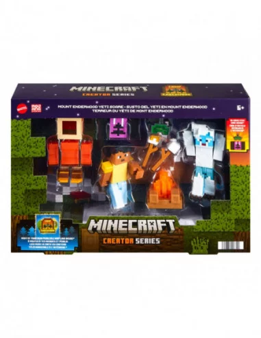 Minecraft Creator Series Figuras Pack de Expansión Susto del Yeti en Mount Enderwood 8 cm