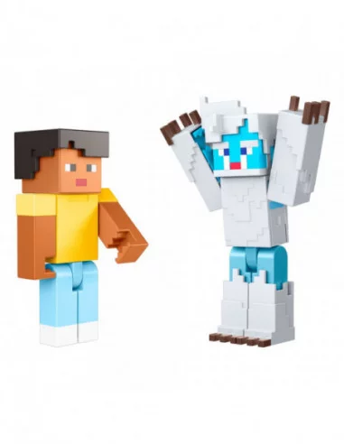 Minecraft Creator Series Figuras Pack de Expansión Susto del Yeti en Mount Enderwood 8 cm