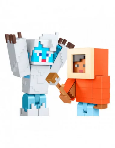 Minecraft Creator Series Figuras Pack de Expansión Susto del Yeti en Mount Enderwood 8 cm