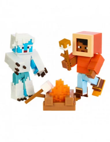 Minecraft Creator Series Figuras Pack de Expansión Susto del Yeti en Mount Enderwood 8 cm
