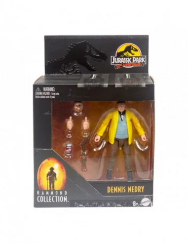 Parque Jurásico Hammond Collection Figura Dennis Nedry 9 cm