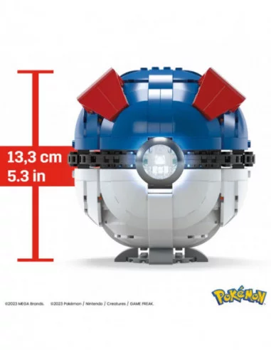 Pokémon Kit de Construcción Mega Construx Super Ball Gigante 13 cm