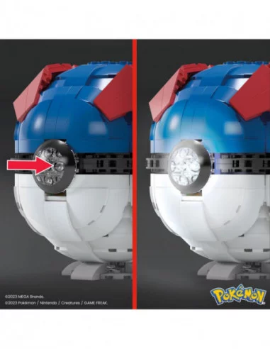 Pokémon Kit de Construcción Mega Construx Super Ball Gigante 13 cm