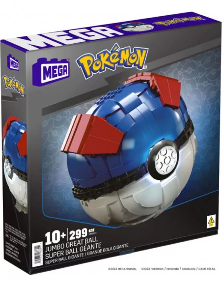 Pokémon Kit de Construcción Mega Construx Super Ball Gigante 13 cm