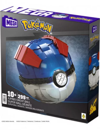 Pokémon Kit de Construcción Mega Construx Super Ball Gigante 13 cm