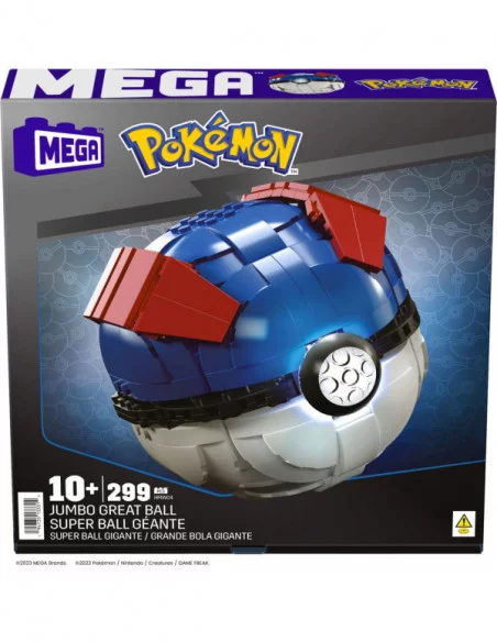 Pokémon Kit de Construcción Mega Construx Super Ball Gigante 13 cm