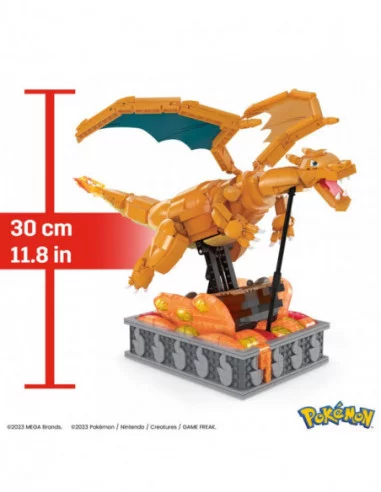 Pokémon Kit de Construcción Mega Construx Charizard con Movimiento 30 cm