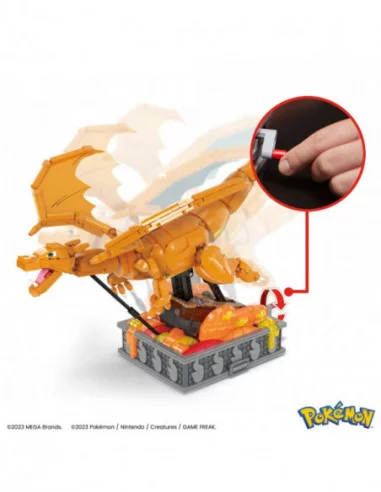 Pokémon Kit de Construcción Mega Construx Charizard con Movimiento 30 cm