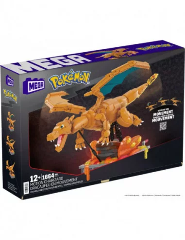 Pokémon Kit de Construcción Mega Construx Charizard con Movimiento 30 cm