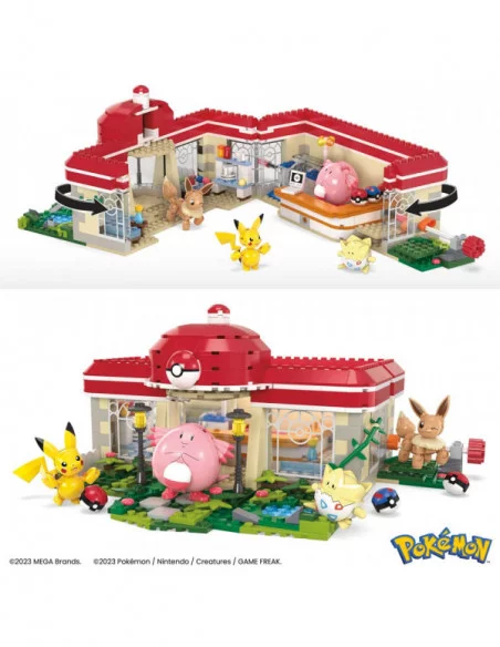 Pokémon Kit de Construcción Mega Construx Área de Servicio Pokémon en el Bosque