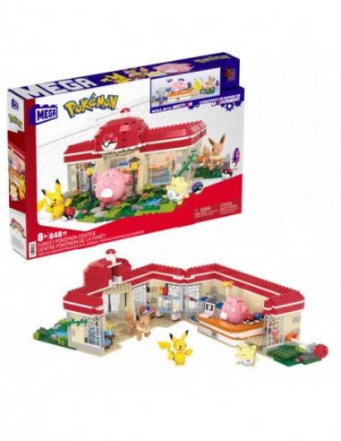 Pokémon Kit de Construcción Mega Construx Área de Servicio Pokémon en el Bosque