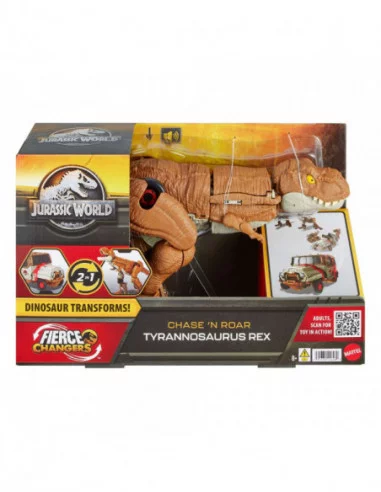 Jurassic World Fierce Changers Figura Chase 'N Roar Tyrannosaurus Rex 21 cm
