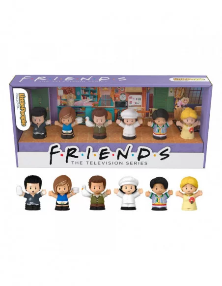 Friends Pack de 6 Minifiguras Fisher-Price Little People Collector 7 cm Friends Pack de 6 Minifiguras Fisher-Price Little People Collector 7 cm