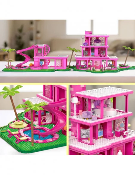 Barbie The Movie Kit de Construcción MEGA La Casa de los Sueños de Barbie Barbie The Movie Kit de Construcción MEGA La Casa de los Sueños de Barbie