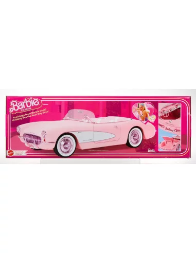Barbie The Movie Vehículo Pink Corvette Convertible