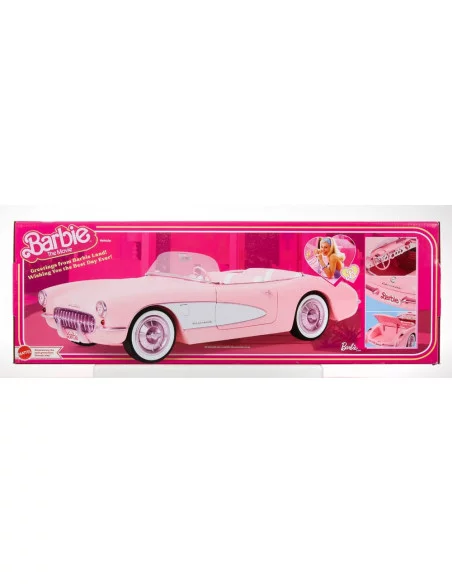 Barbie The Movie Vehículo Pink Corvette Convertible Barbie The Movie Vehículo Pink Corvette Convertible
