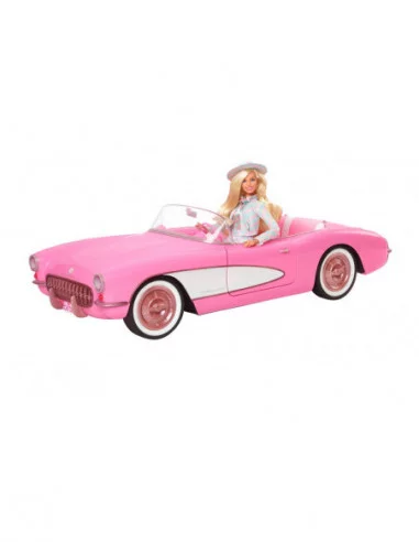 Barbie The Movie Vehículo Pink Corvette Convertible