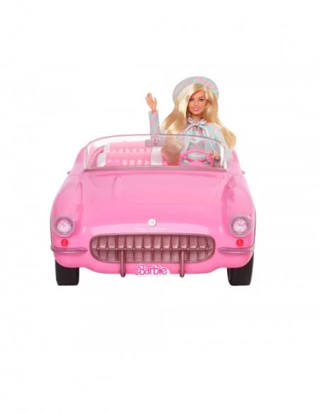 Barbie The Movie Vehículo Pink Corvette Convertible Barbie The Movie Vehículo Pink Corvette Convertible