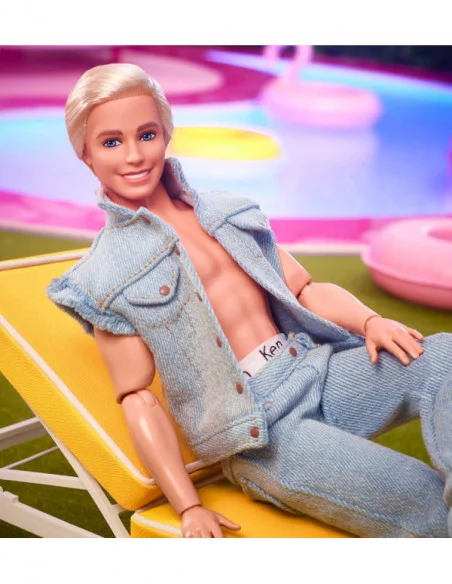 Barbie The Movie Muñeca Ken Wearing Denim Matching Set
