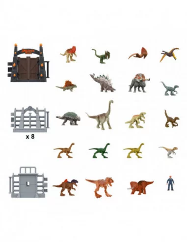 Jurassic Park Minis Calendario de adviento 30 Aniversario