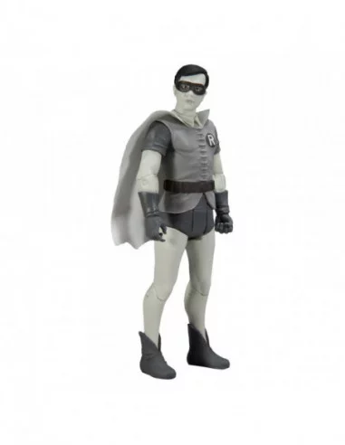 DC Retro Figura Batman 66 Robin (Black & White TV Variant) 15 cm
