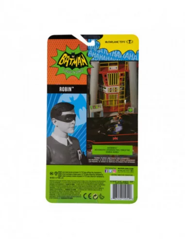 DC Retro Figura Batman 66 Robin (Black & White TV Variant) 15 cm
