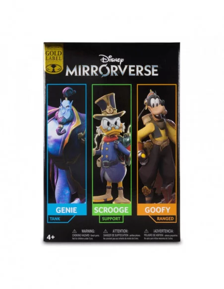 Disney Mirrorverse Figuras Combopack Genie, Scrooge McDuck & Goofy (Gold Label) 13 - 18 cm