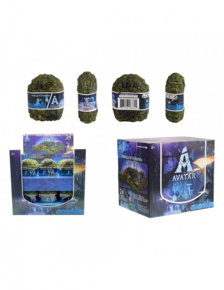 Avatar Figuras Brillo de luz negra Blind Box Expositor (24)