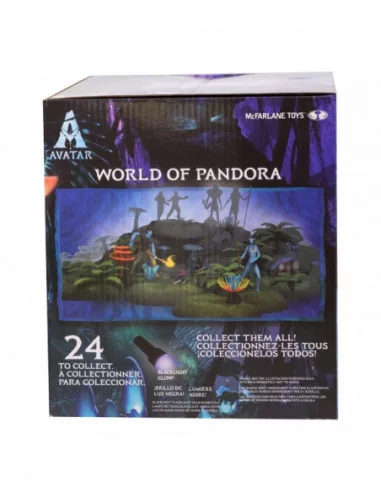 Avatar Figuras Brillo de luz negra Blind Box Expositor (24)