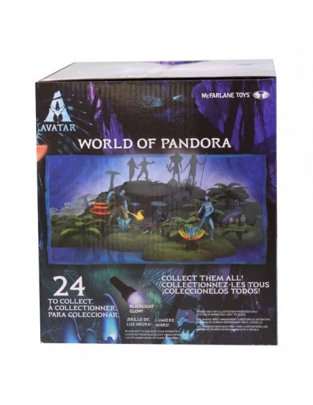Avatar Figuras Brillo de luz negra Blind Box Expositor (24)