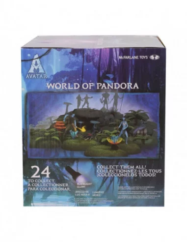 Avatar Figuras Brillo de luz negra Blind Box Expositor (24)